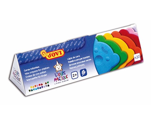

Набор восковых мелков Jovi Magic Bear 20 цветов (946)