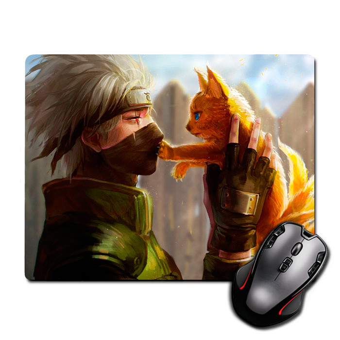 

Игровая поверхность Какаши и Кот Naruto and Cat 220 х 180 мм (5566)