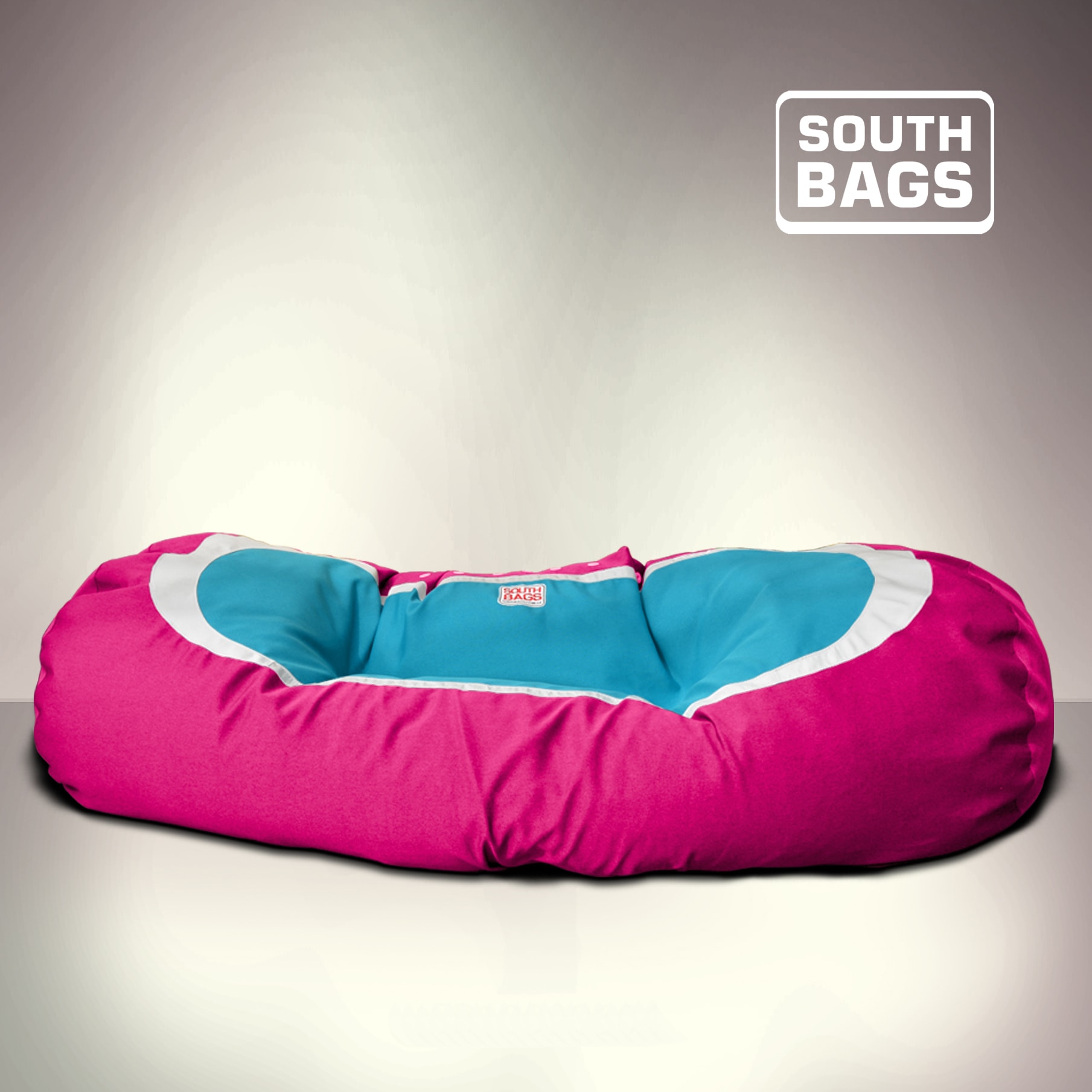 

Диван South Bags Большой Патрик Розово-Голубой