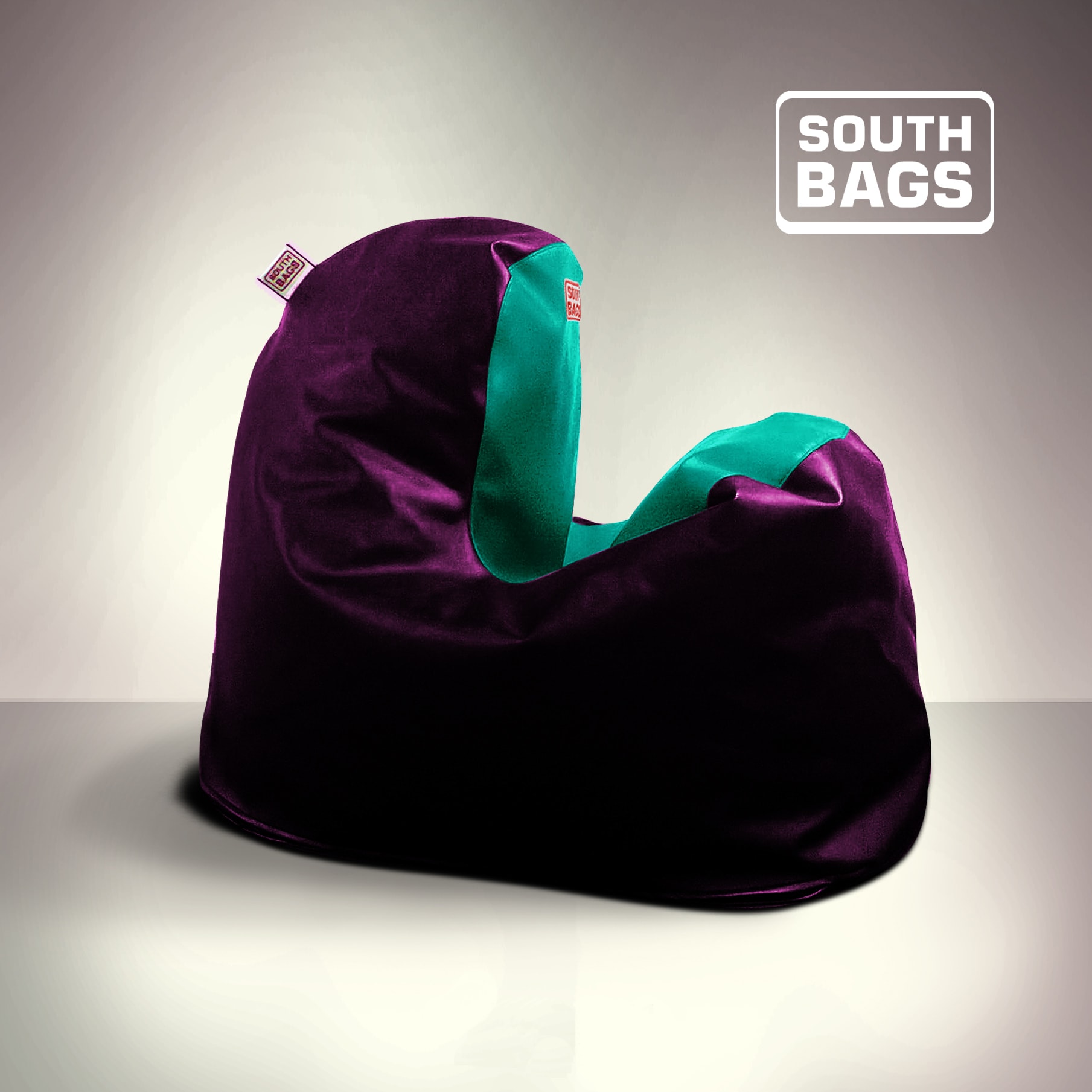 

Кресло South Bags Минимал L Фиолетово-Бирюзовое