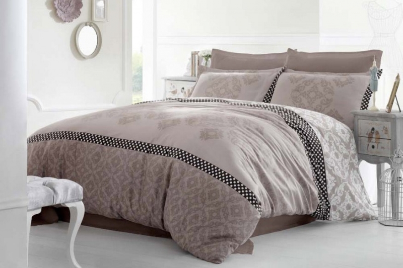 

Постельное белье Altinbasak Luxe Alona kahve 160х220 (2 шт)