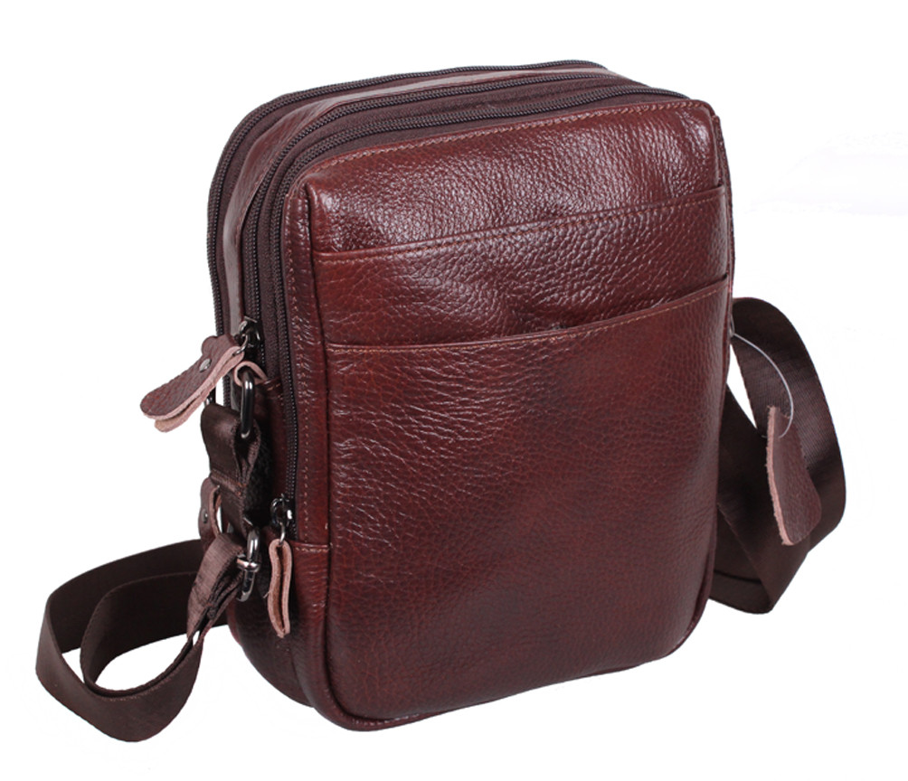 

Мужская кожаная сумка Dovhani Dov-8143 Коричневая