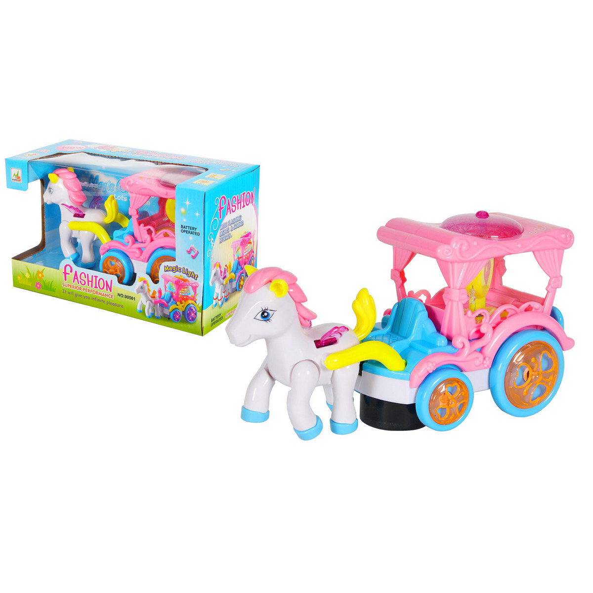 

Карета с лошадью на батарейках A-Toys (00501)