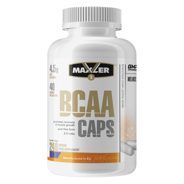 

BCAA Maxler BCAA Caps, 240 капсул