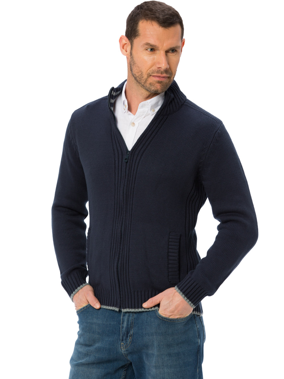 

Мужская кофта LC Waikiki с 2-мя карманами и на молнии 3XL (LCWKnitwear-1748-5)