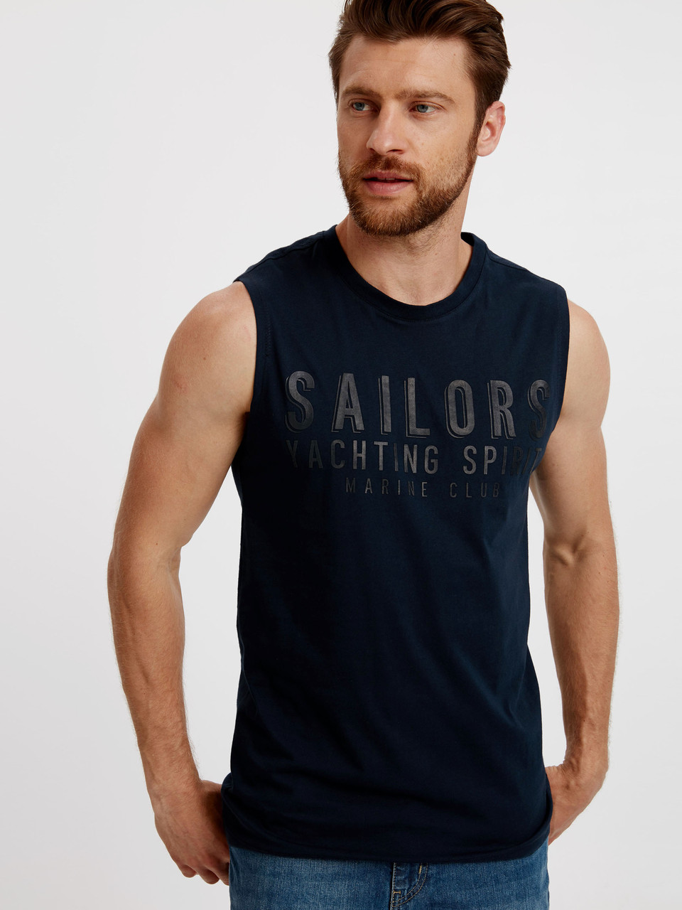 

Мужская майка Lc Waikiki Sailors Yachting Spirit  Синяя (LCW T-shirt -1751-5, Мужская майка Lc Waikiki Sailors Yachting Spirit 3XL Синяя (LCW T-shirt -1751-5)