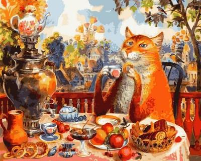 

Картина по номерам Чаепитие. Худ. Владимир Румянцев, 40x50 см., Mariposa