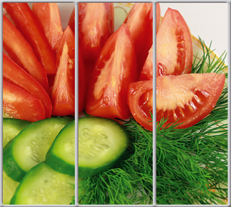 

Шкаф купе Luxe Studio Стандарт-1 Фотопечать Еда и напитки-28 2400x2300x450 трехдверный