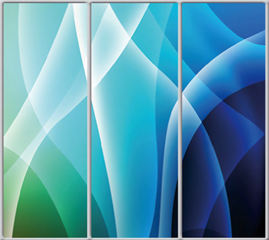 

Шкаф купе Luxe Studio Стандарт-1 Фотопечать Абстракция-48 2400x2400x450 трехдверный