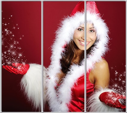 

Шкаф купе Luxe Studio Стандарт-1 Фотопечать Салон красоты-5 2400x2100x450 трехдверный