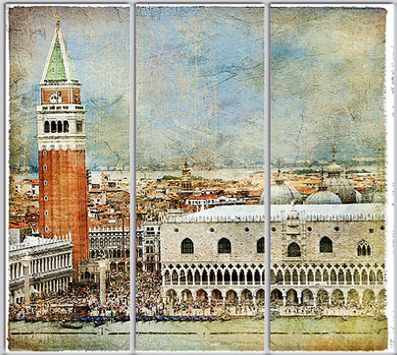 

Шкаф купе Luxe Studio Стандарт-1 Фотопечать Архитектура-8 2400x2300x450 трехдверный