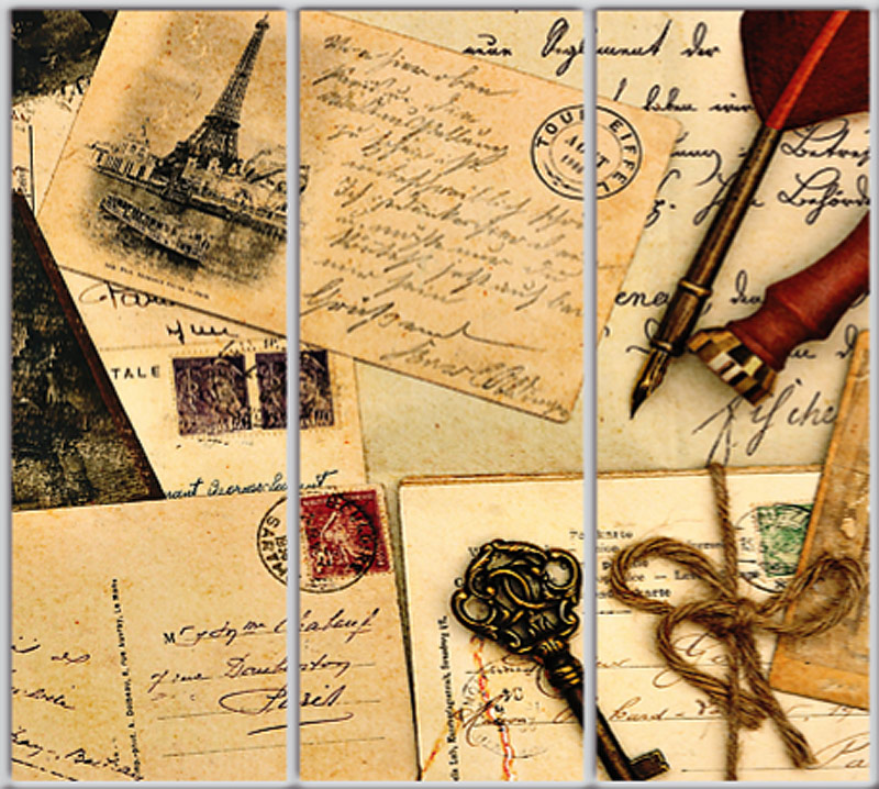 

Шкаф купе Luxe Studio Стандарт-1 Фотопечать Ретро-8 2400x2400x450 трехдверный