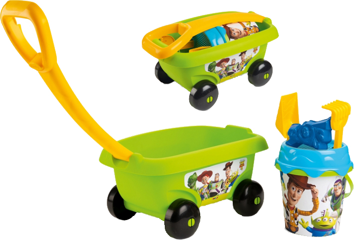 

Тележка с набором для игры с песком Smoby Toys История игрушек 5 аксессуаров от 18 месяцев (867010)