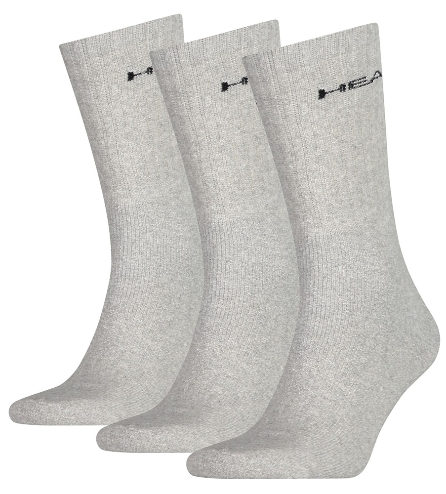 

Носки Head Crew Unisex 3P Grey 771027001-400 (3 пары) Размер: 43-46