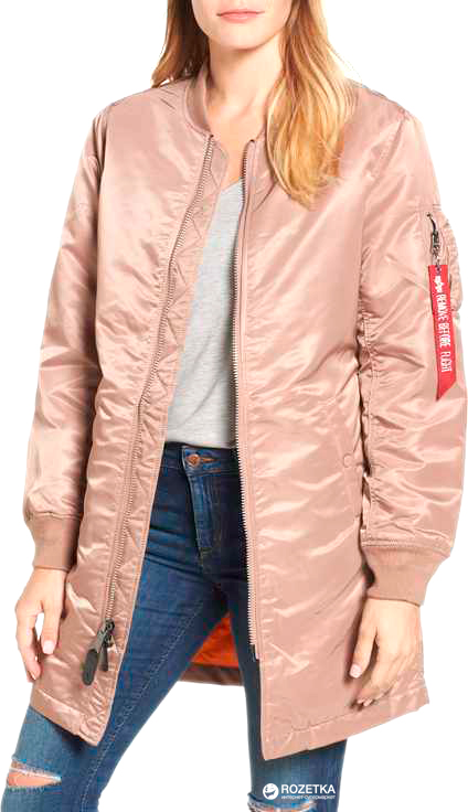 

Бомбер Alpha Industries MA-1 Long W WJM47503C1 S Mauve