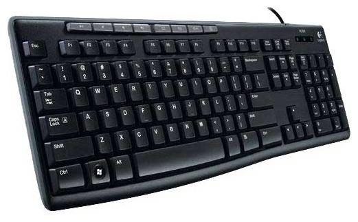 

Клавиатура Logitech K200 Media USB rus Черная (920-008814)