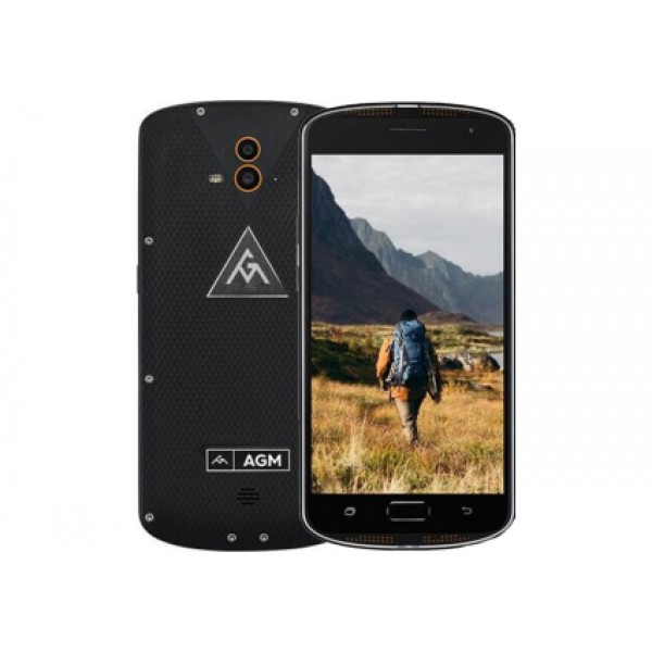 

Мобільний телефон AGM X1 black (white box) 4/64Gb 5.5" ЗахищенийIP68 5400мАг NFC (17zp)