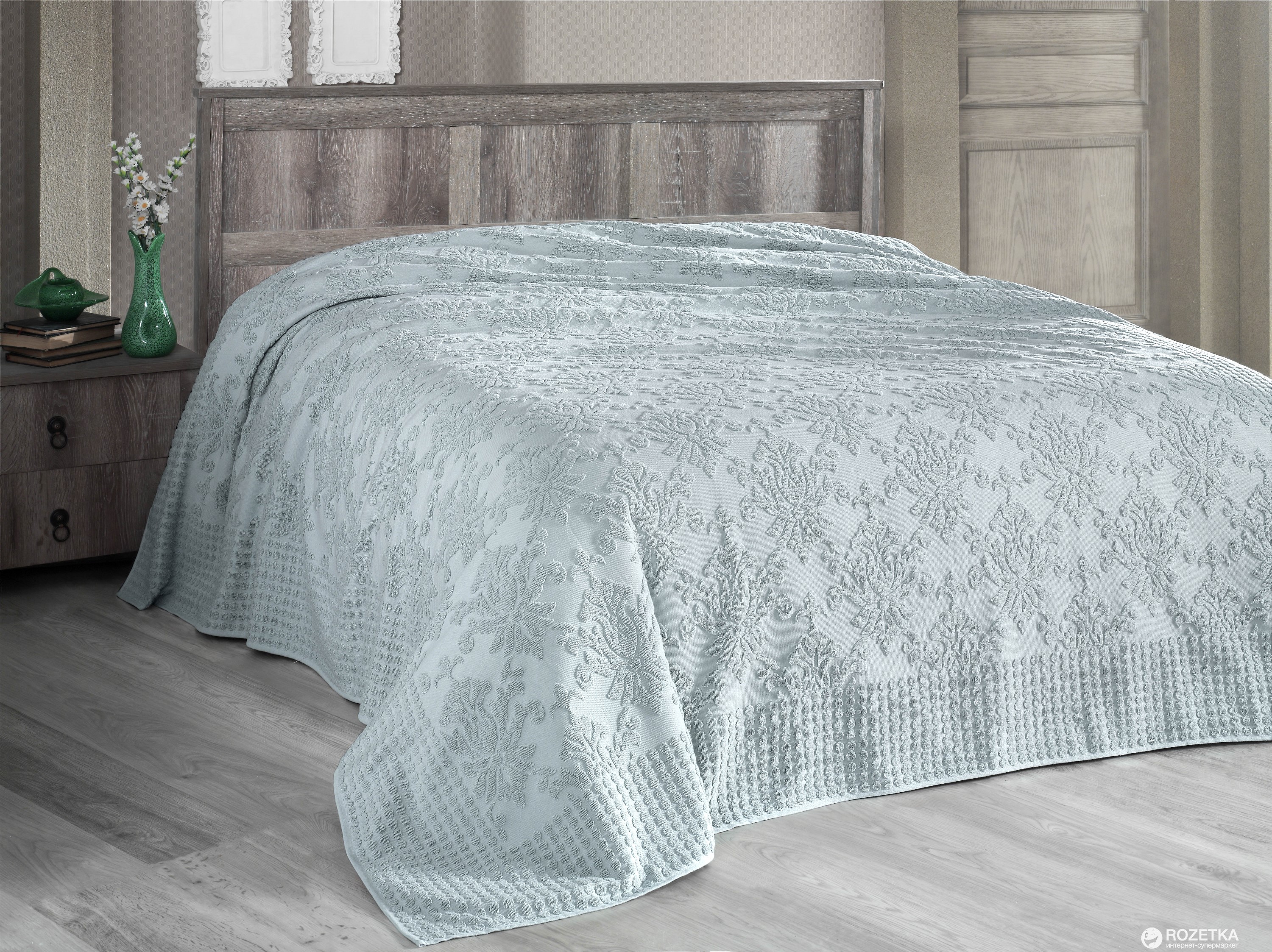

Махровая простынь Arya Sitare 200х220 Green