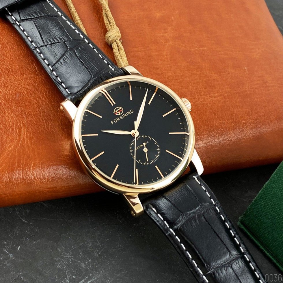 

Мужские наручные часы Forsining Gold-Black 1059-0036