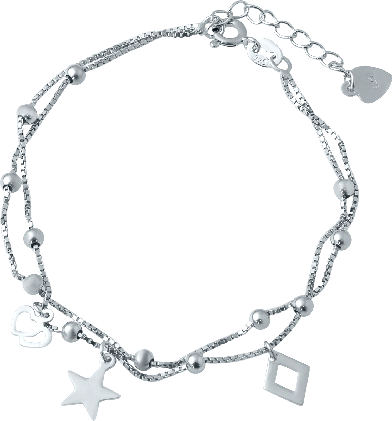 

Серебряный браслет SilverBreeze без камней 1720 размер