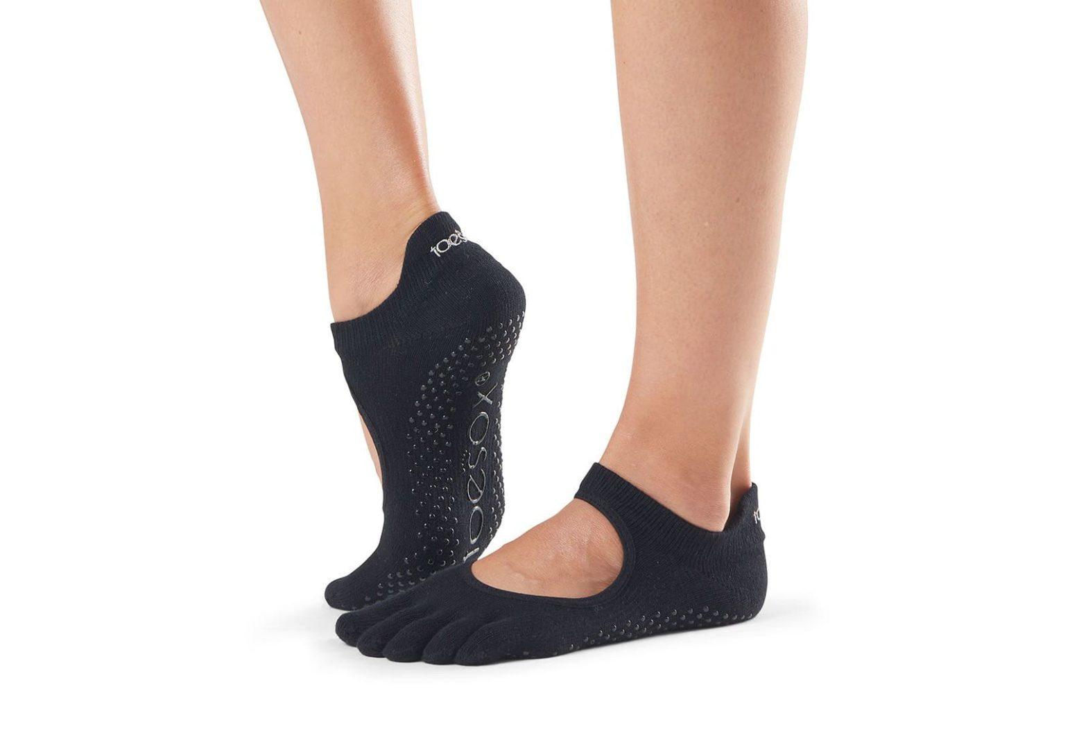 

Носки для йоги ToeSox Full Toe Bellarina Grip Black S (-.5, Носки для йоги ToeSox Full Toe Bellarina Grip Black S (36-38.5)