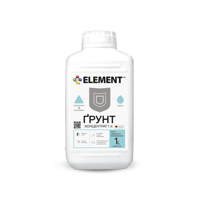 

Грунт-концентрат 1:4 "ELEMENT"