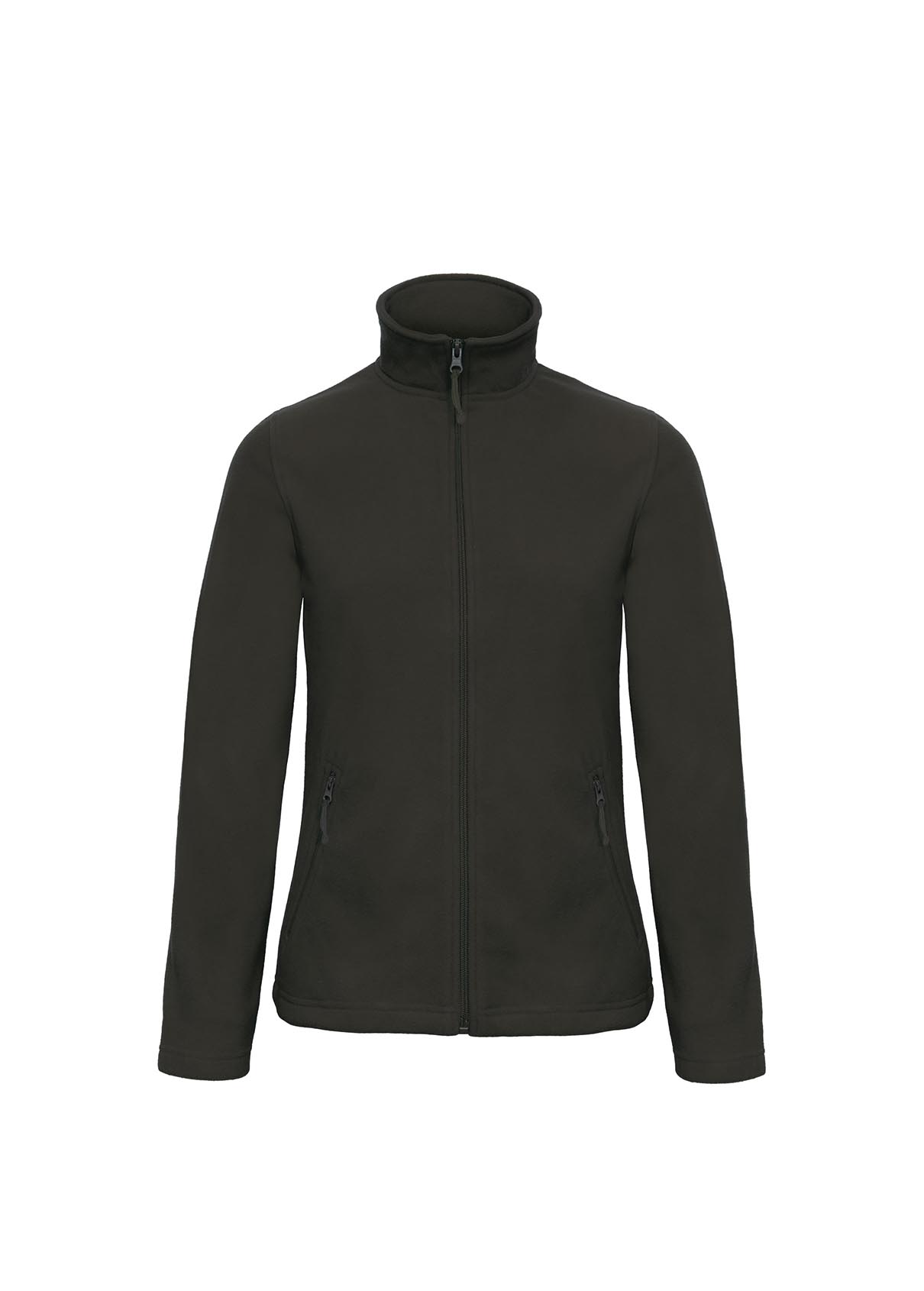 

Флисовая куртка B&С женская на молнии без капюшона ID 501 Black XL