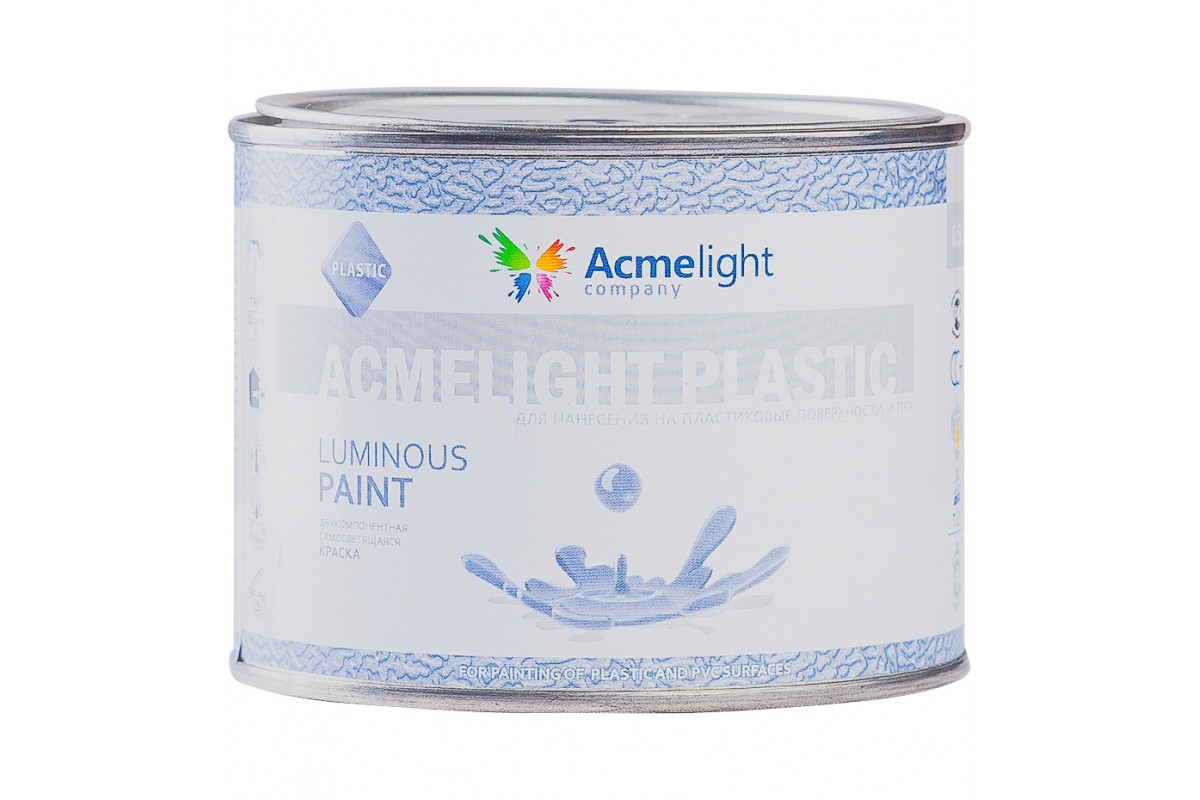 

Краска светящаяся, двухкомпонентная, для пластика AcmeLight Plastic зеленая с зеленым свечением 0,75 л