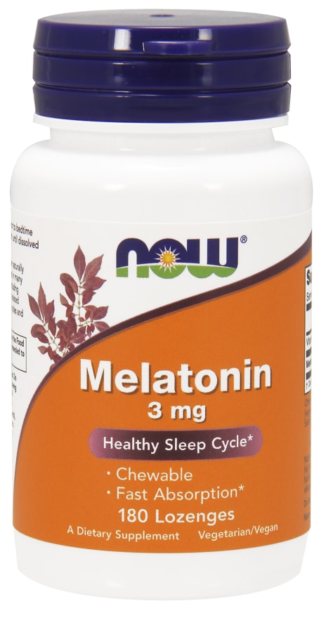 

Аминокислота NOW Melatonin 3 mg Lozenges 180 таб Без вкуса (661f51)