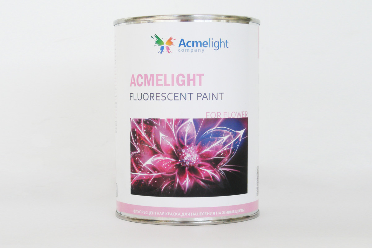 

Флуоресцентная краска для цветов Acmelight Fluorescent paint for Flower розовая 1 л
