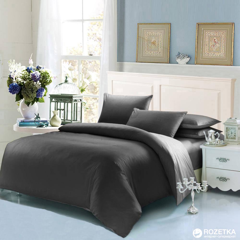 

Комплект постельного белья U-tek Home Sateen 145x210 см Iron Grey