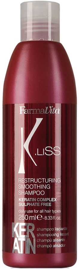 Акція на Шампунь Farmavita K.Liss с кератином после выпрямления волос 250 мл (8022033004949) від Rozetka UA
