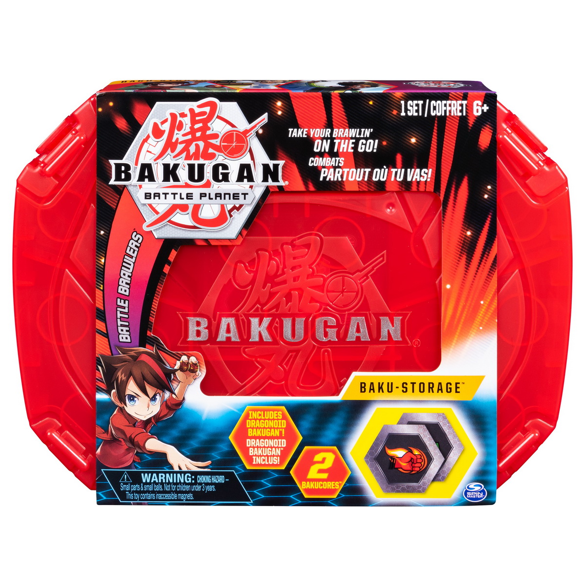 

Bakugan Battle Planet: кейс для хранения бакуганов (красный) (149791)