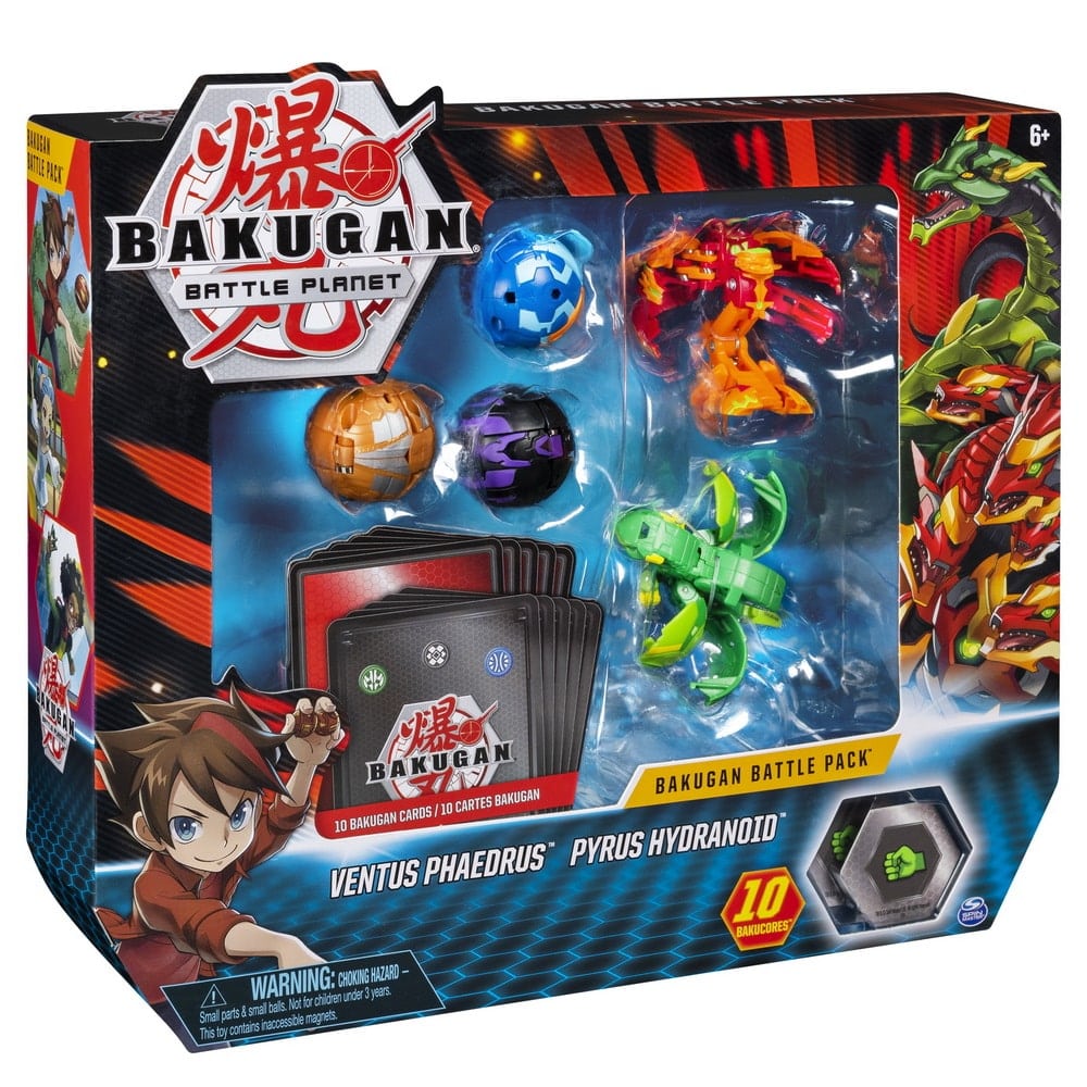 

Bakugan Battle Planet:большой набор из 5 бакуганов Фаэдрус и Гидроноид (149847)