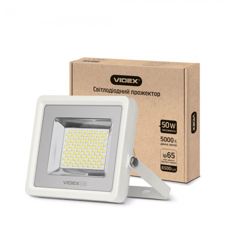 

LED прожектор VIDEX PREMIUM 50W 5000K 220V White (144963)