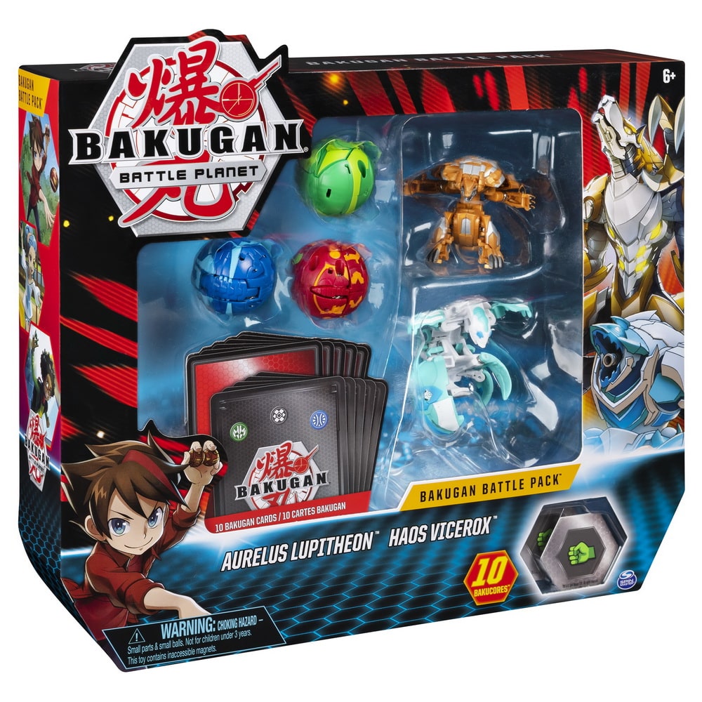 

Bakugan Battle Planet: большой набор из 5 бакуганов Люпитреон и Вайсрокс (149818)