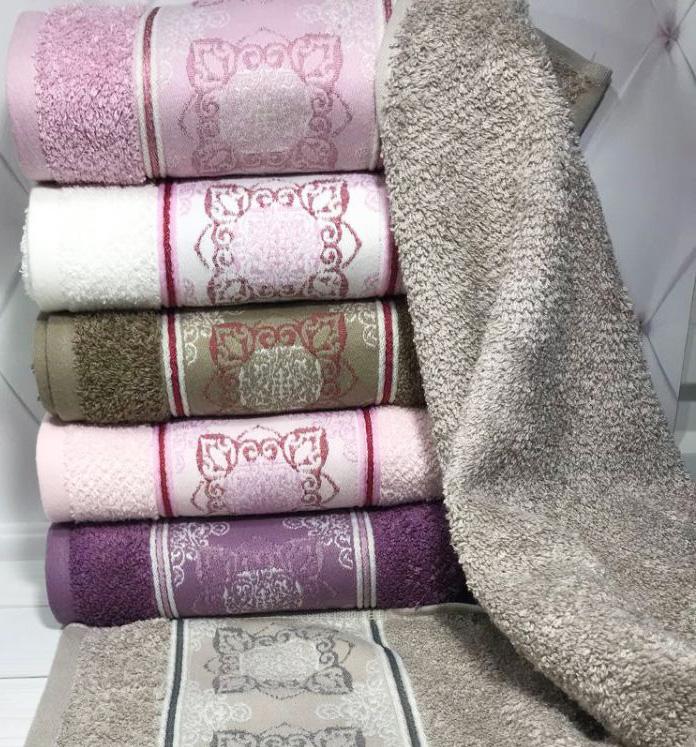 

Набор 6 полотенец Pupilla Bamboo Veta 50х90см (лицевые), бамбук