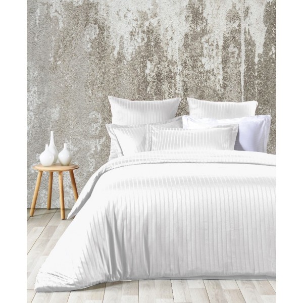 

Комплект постельного белья Line White SoundSleep сатин жаккард белый евро