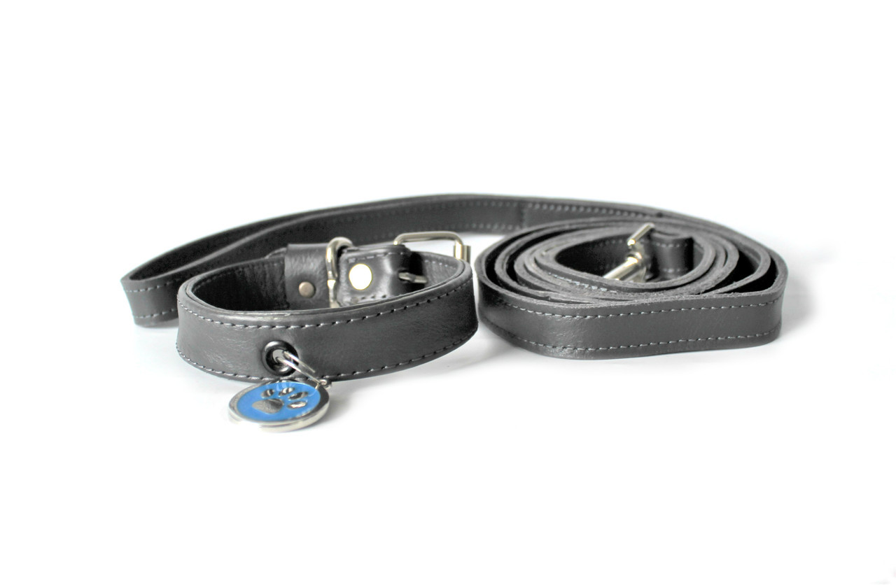 

Ошейник с поводком Lockdog L (45-55 см) Серый 000040422