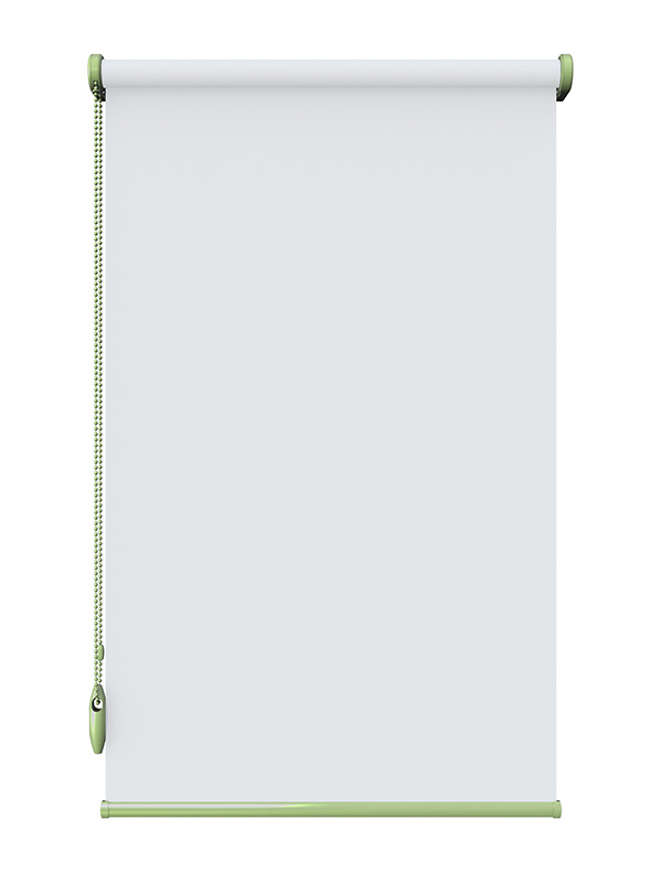 Ролета тканевая Стандарт Panama01 0,70м х 2,30м Белый / Светло-зеленый ( 5264185787000 )
