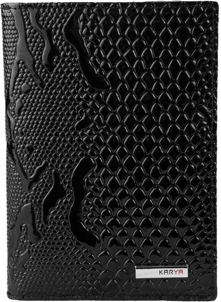 

Мужская кожаная обложка для паспорта и документов Karya SHI433-013 Черная (2900000132849)