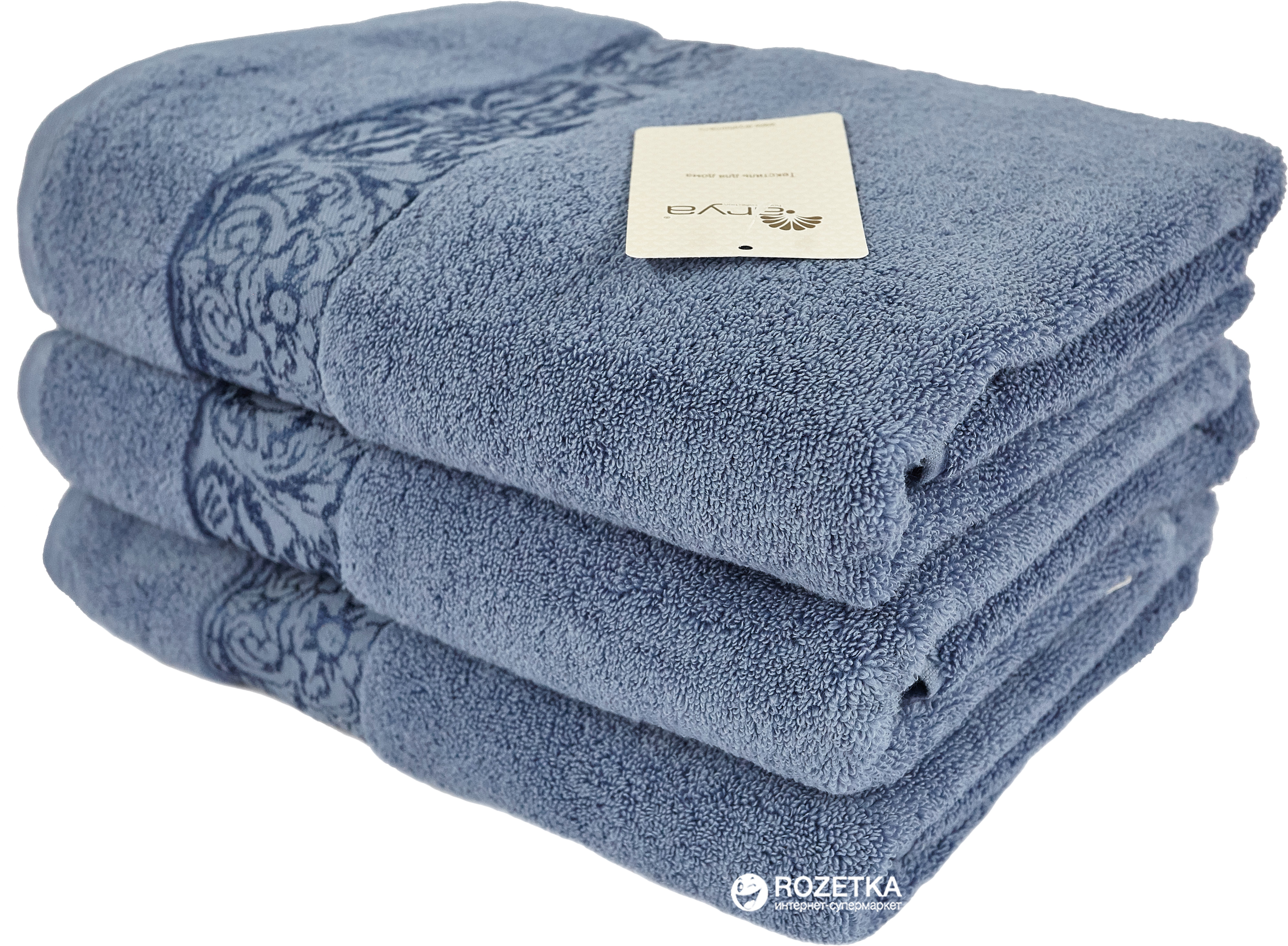 

Махровое полотенце Arya Jewel 70х140 см Blue