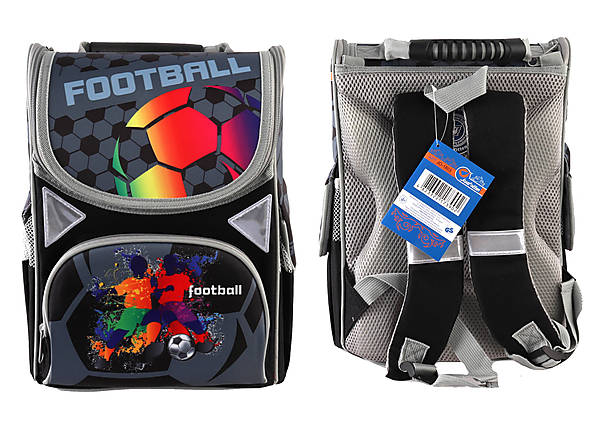 

Рюкзак коробка "Football" 35 см, 3 отделения, ортопедический KIDIS (1803JO)