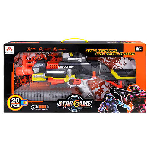 

Автомат-бластер «Star Game» с поролоновыми патронами KAI LI TOYS KAI XIN TOYS (SB418)