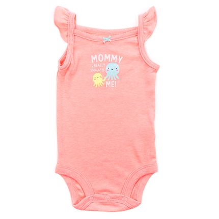 

Боди майка Carters 50 см 0 мес розовое 25038