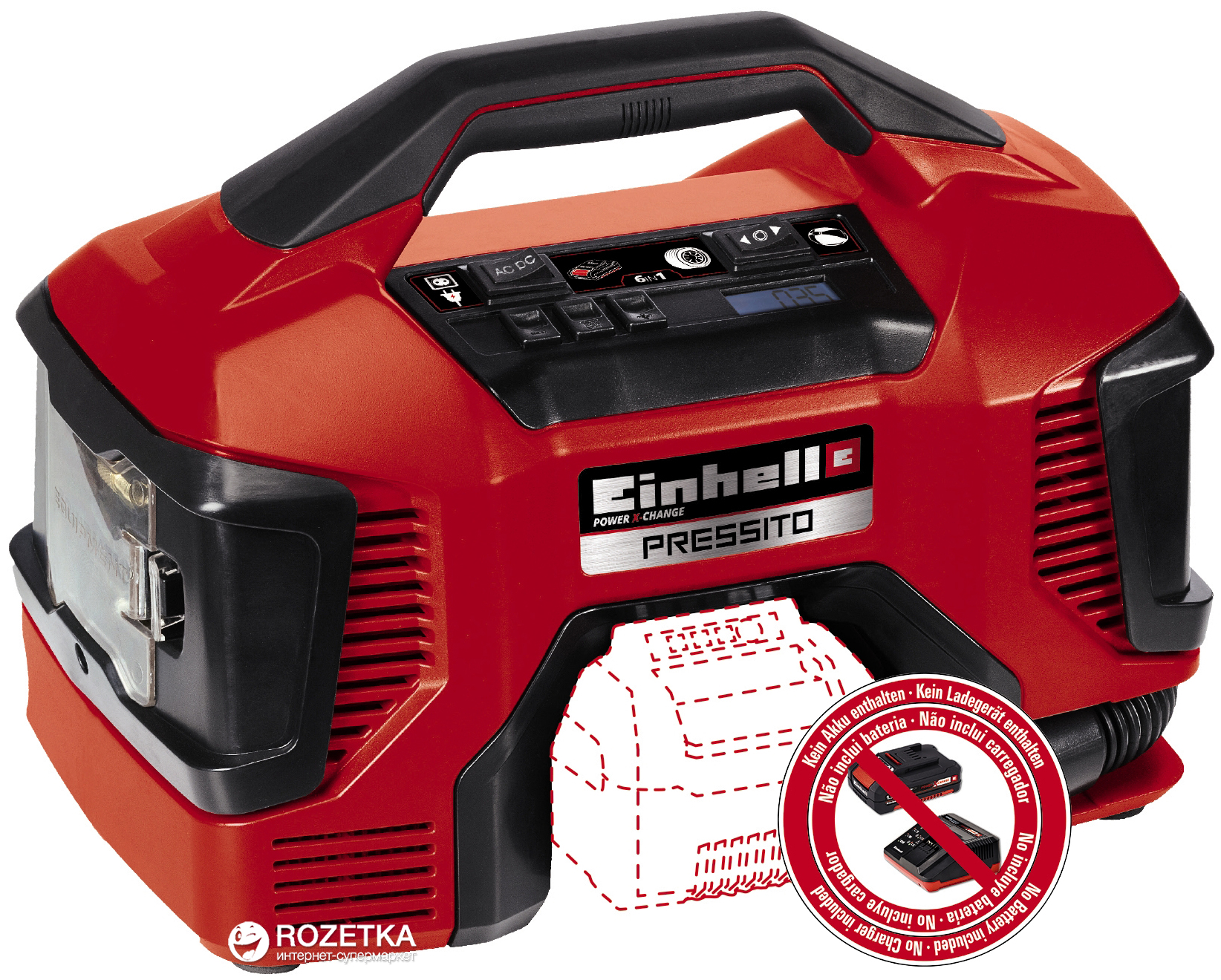 

Компресор гібридний Einhell X-Change PRESSITO