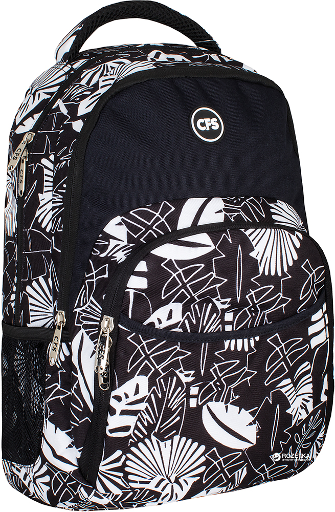 

Рюкзак молодежный Сool For School 42х31х14 см 18 л Black/White (CF85492-06)