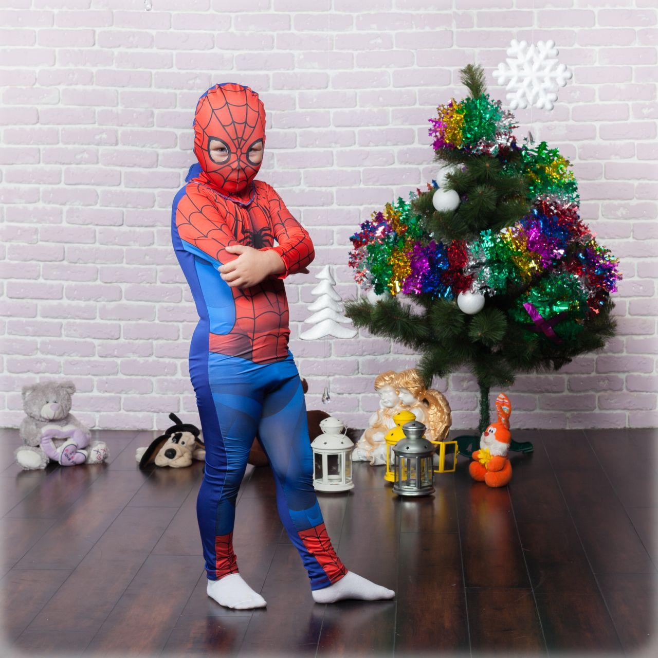 Новогодний костюм - плащ Человек Паук