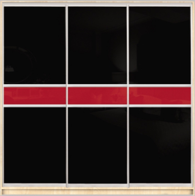 

Шкаф купе Luxe Studio Стандарт-1 Цветной комбинированный фасад-3 2200x2200x600 трехдверный