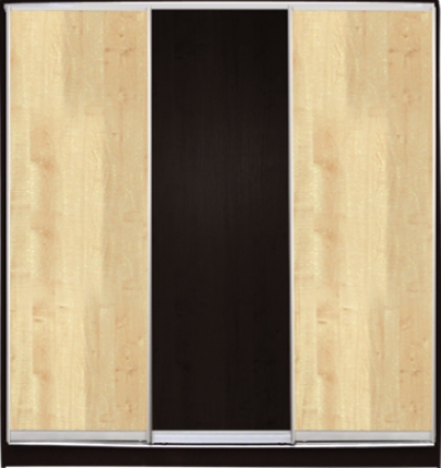 

Шкаф купе Luxe Studio Стандарт-1 ДСП-2 2300x2100x600 трехдверный